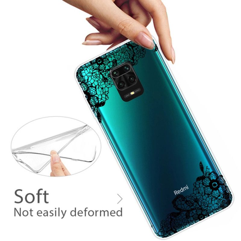 Skal för Xiaomi Redmi Note 9S / Note 9 Pro Fin Spets