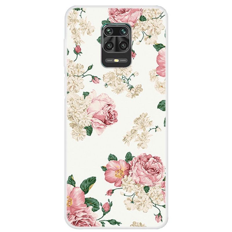 Skal för Xiaomi Redmi Note 9S / Note 9 Pro Frihetsblommor