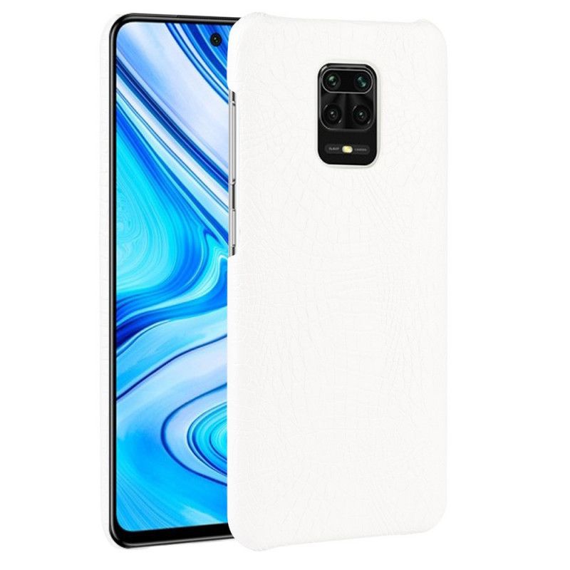 Skal för Xiaomi Redmi Note 9S / Note 9 Pro Svart Krokodilhudstil