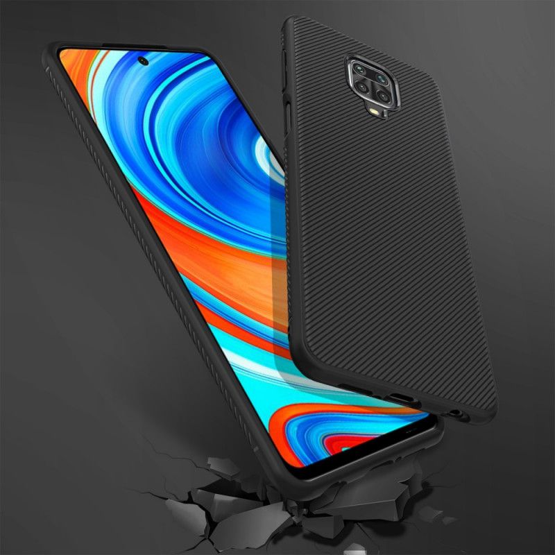 Skal för Xiaomi Redmi Note 9S / Note 9 Pro Svart Lenuo Twill