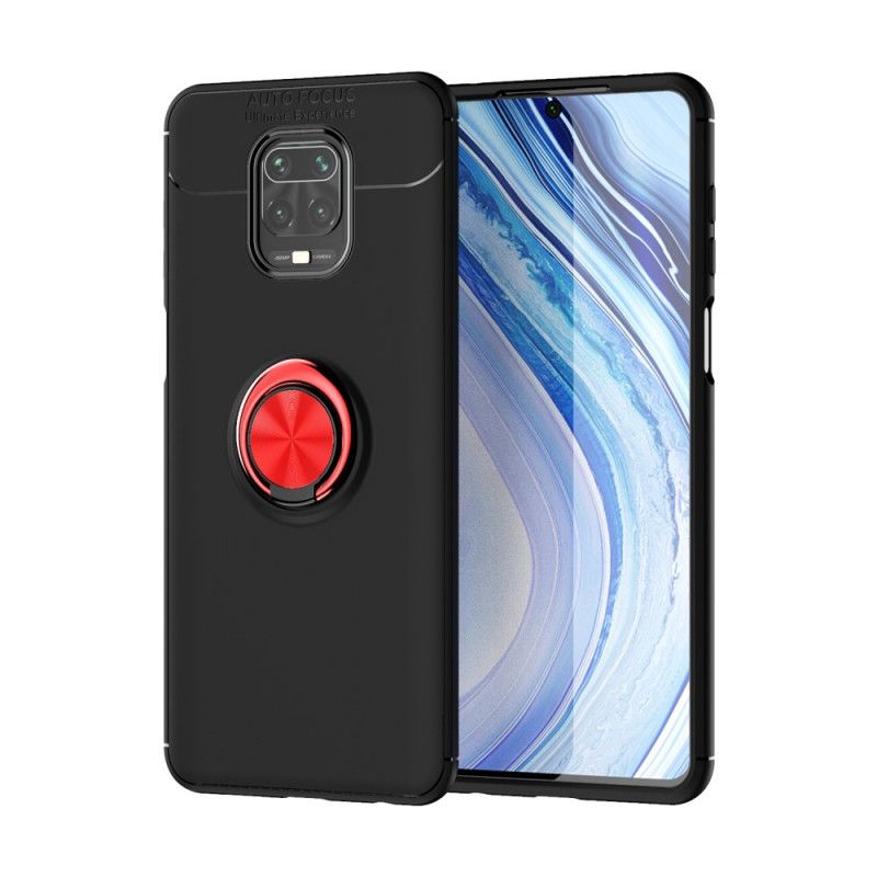 Skal för Xiaomi Redmi Note 9S / Note 9 Pro Svart Roterande Ring