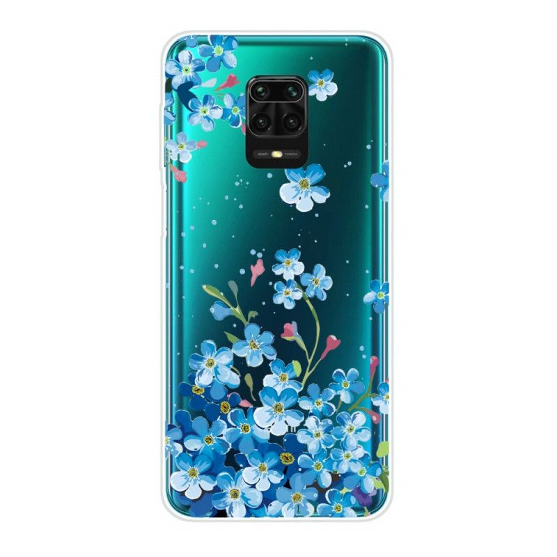 Skal Xiaomi Redmi Note 9S / Note 9 Pro Mobilskal Blå Blommor