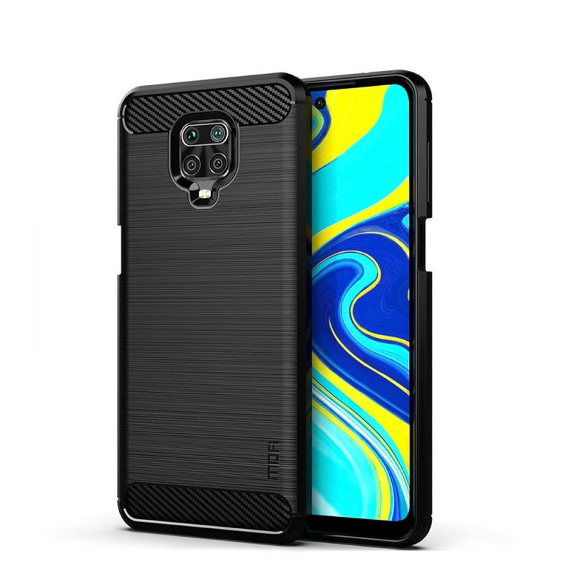 Skal Xiaomi Redmi Note 9S / Note 9 Pro Svart Borstad Mofi