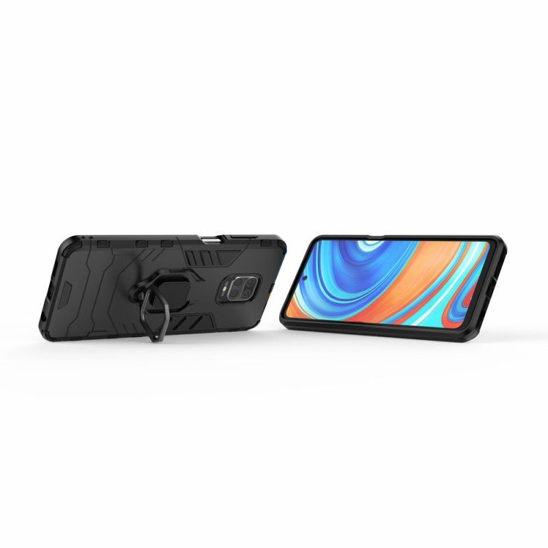 Skal Xiaomi Redmi Note 9S / Note 9 Pro Svart Resistent Ring