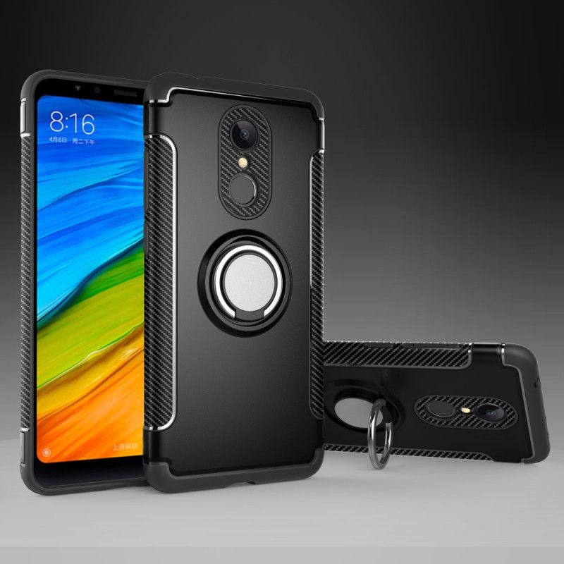 Skal Xiaomi Redmi 5 Svart Kolfiberring