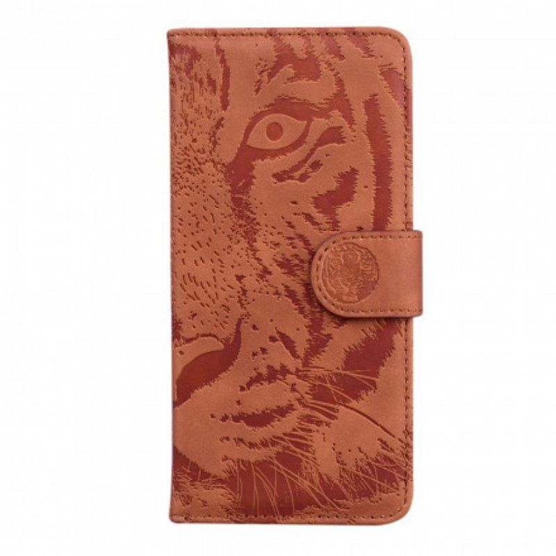 Fodral Samsung Galaxy A52 4G / A52 5G / A52s 5G Tiger Face Print