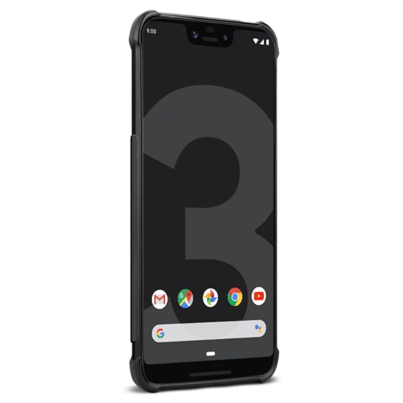 Skal för Google Pixel 3 XL Imak Borstad Kolfiber