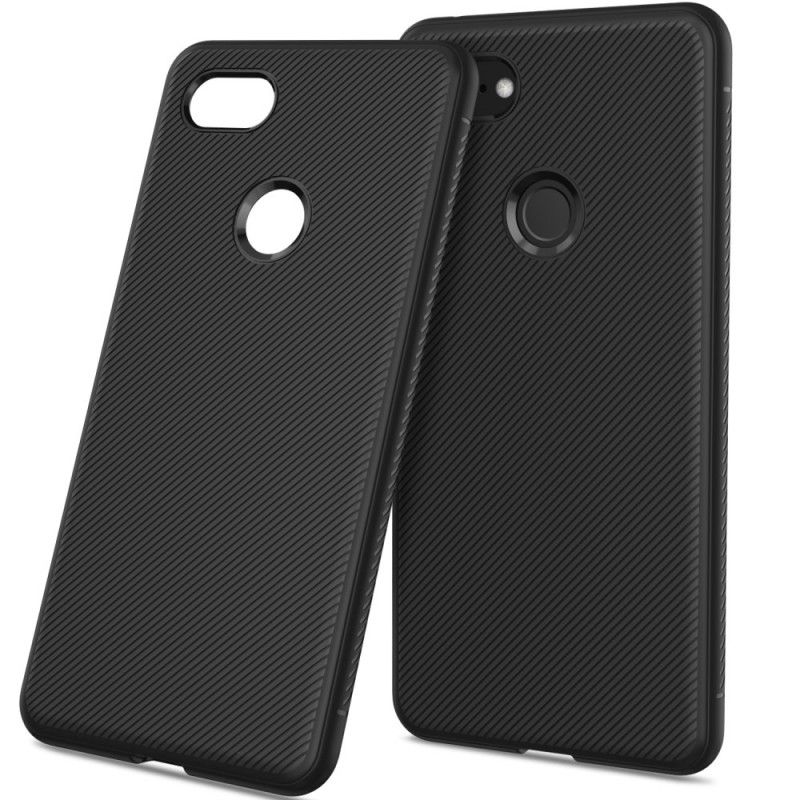 Skal Google Pixel 3 XL Lila Halkfritt Vävt