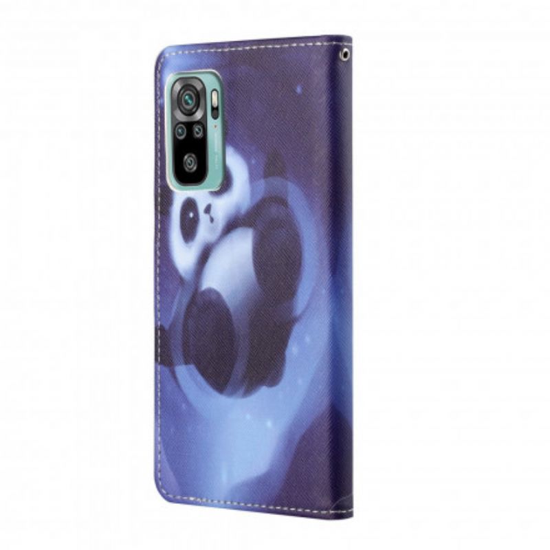 Fodral För Xiaomi Redmi 10 Panda Space Strappy