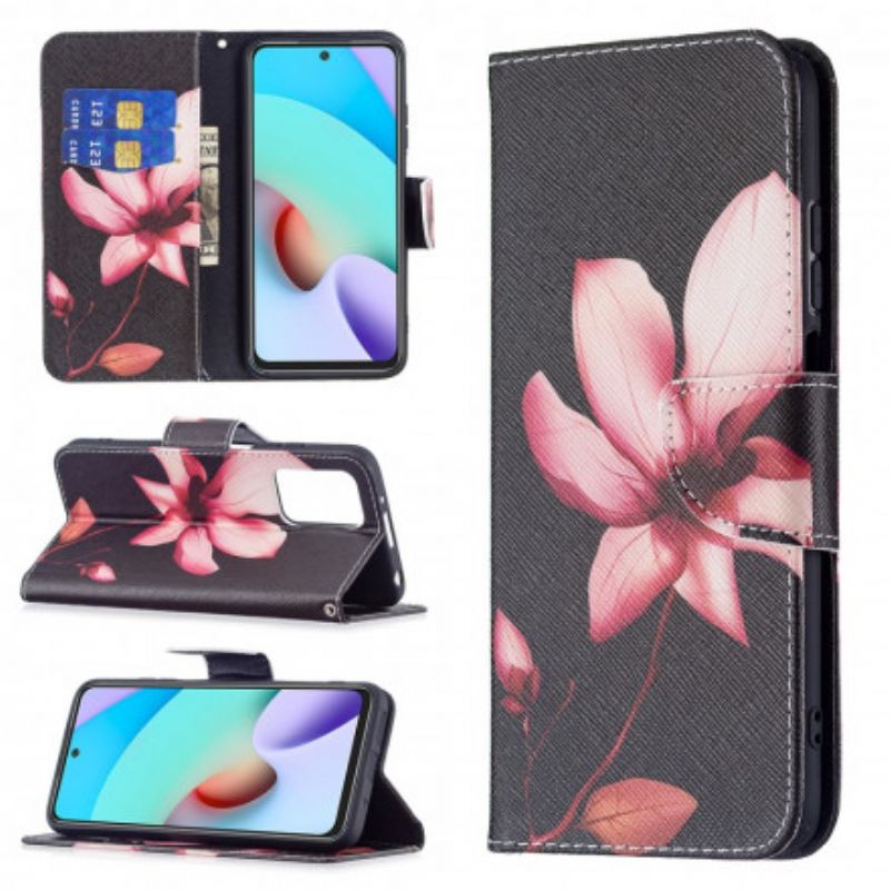 Fodral För Xiaomi Redmi 10 Rosa Blomma