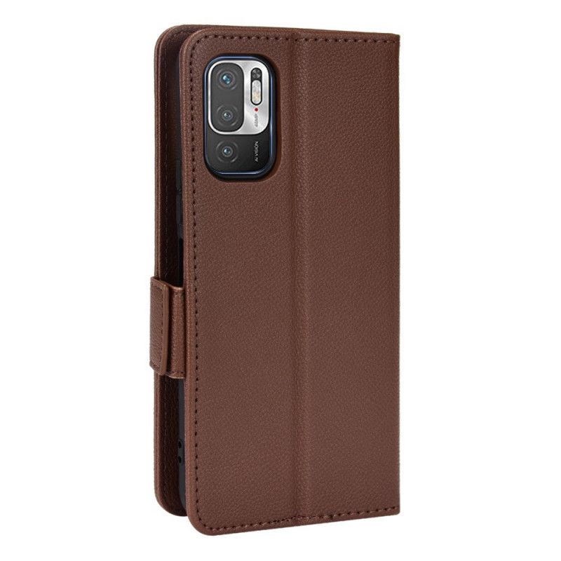 Fodral Xiaomi Redmi 10 Grain Leather Effect