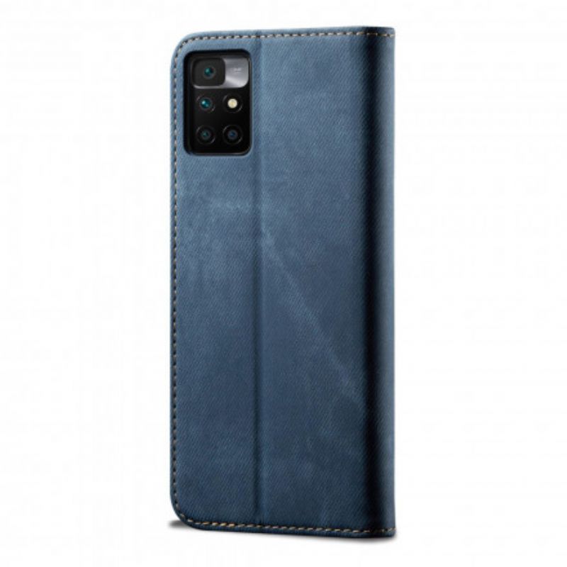 Folio-fodral Xiaomi Redmi 10 Denimtyg