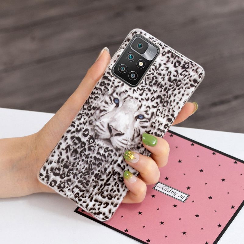 Skal För Xiaomi Redmi 10 Fluorescerande Leopard