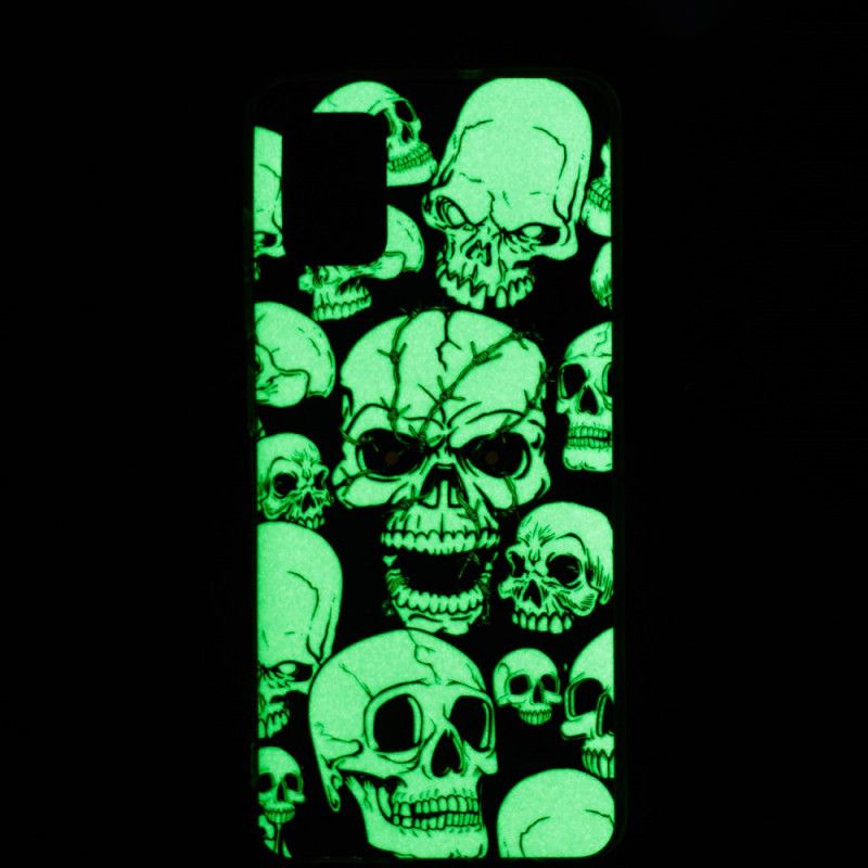 Skal Xiaomi Redmi 10 Attention Fluorescerande Döskallar