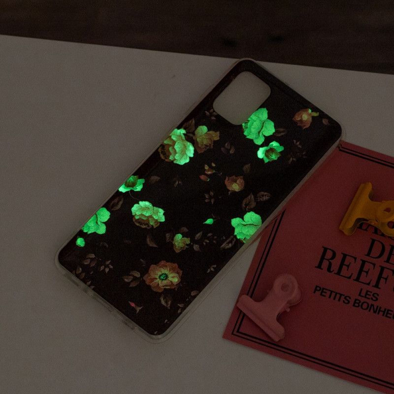 Skal Xiaomi Redmi 10 Fluorescerande Blommor