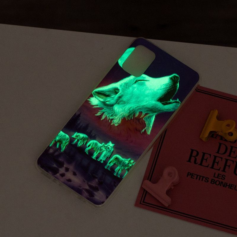 Skal Xiaomi Redmi 10 Fluorescerande Wolf