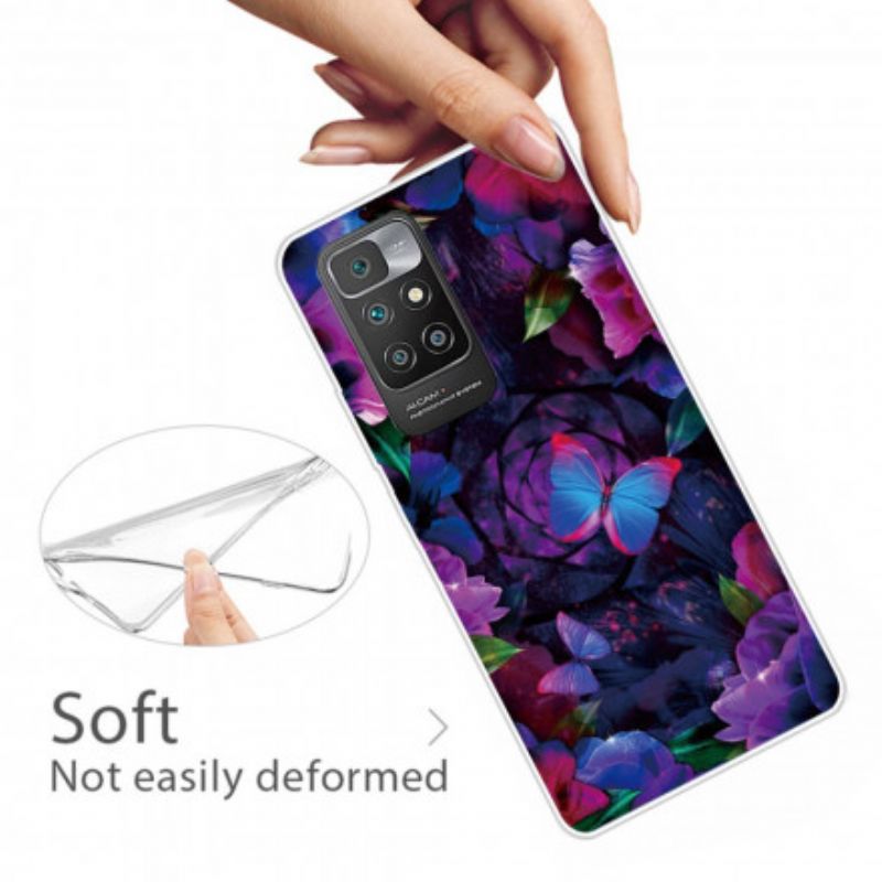 Skal Xiaomi Redmi 10 Telefonfodral Butterflies Variation