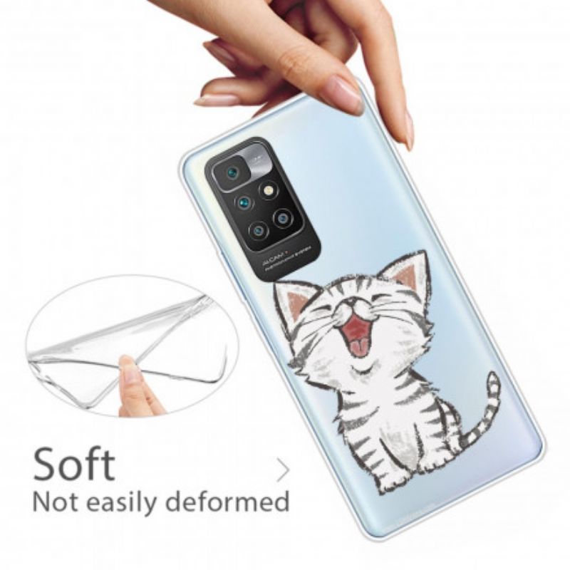 Skal Xiaomi Redmi 10 Telefonfodral Härlig Katt