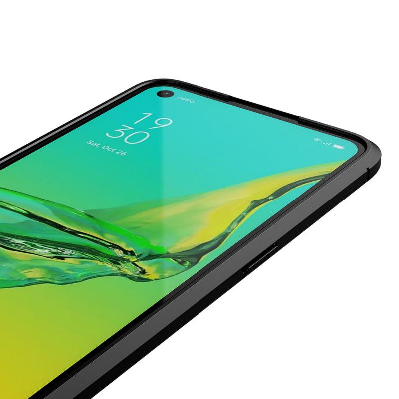 Skal Oppo A53s Svart Lychee-Lädereffekt