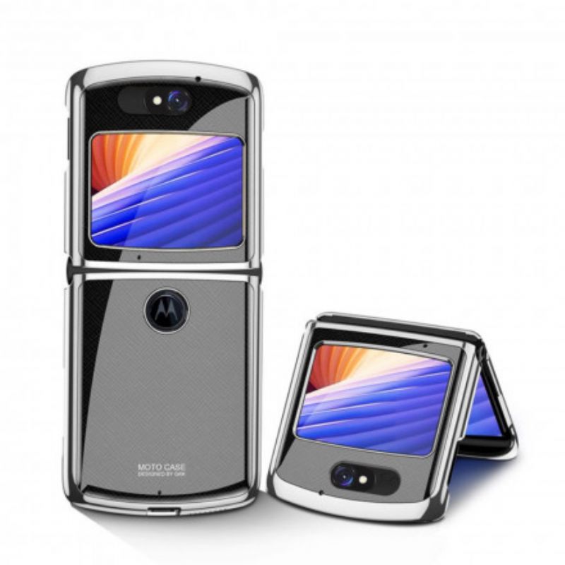 Skal Motorola Razr 5g Texturerat Härdat Glas Gkk