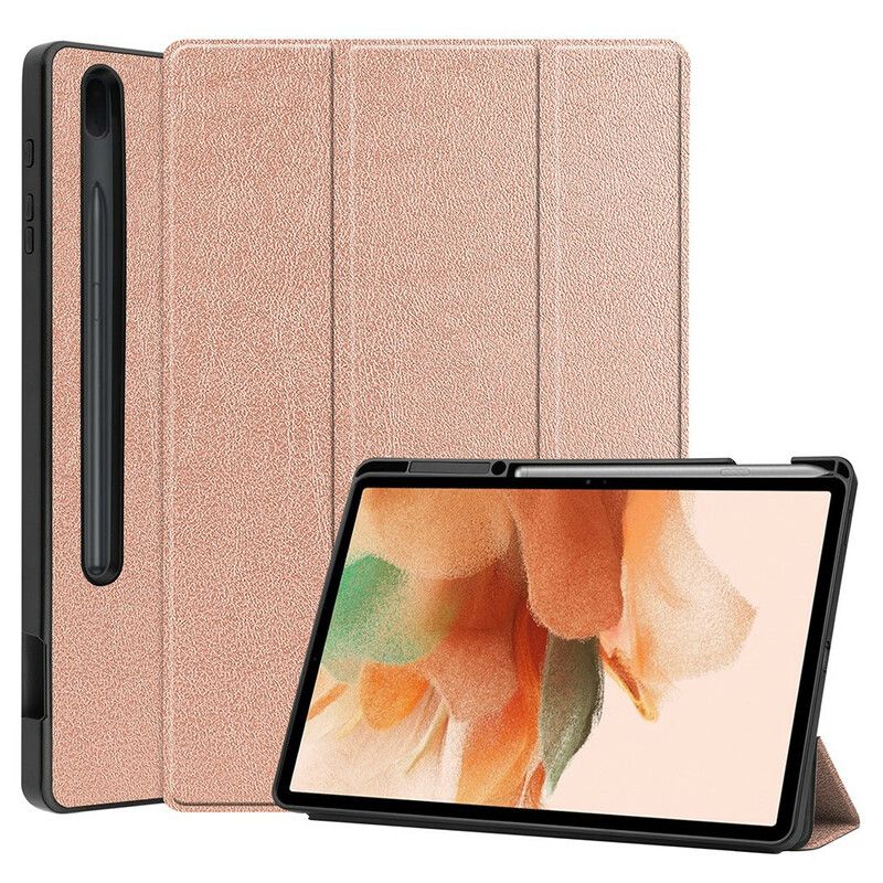 Smart Case Samsung Galaxy Tab S7 Fe Tri Fold Pennhållare