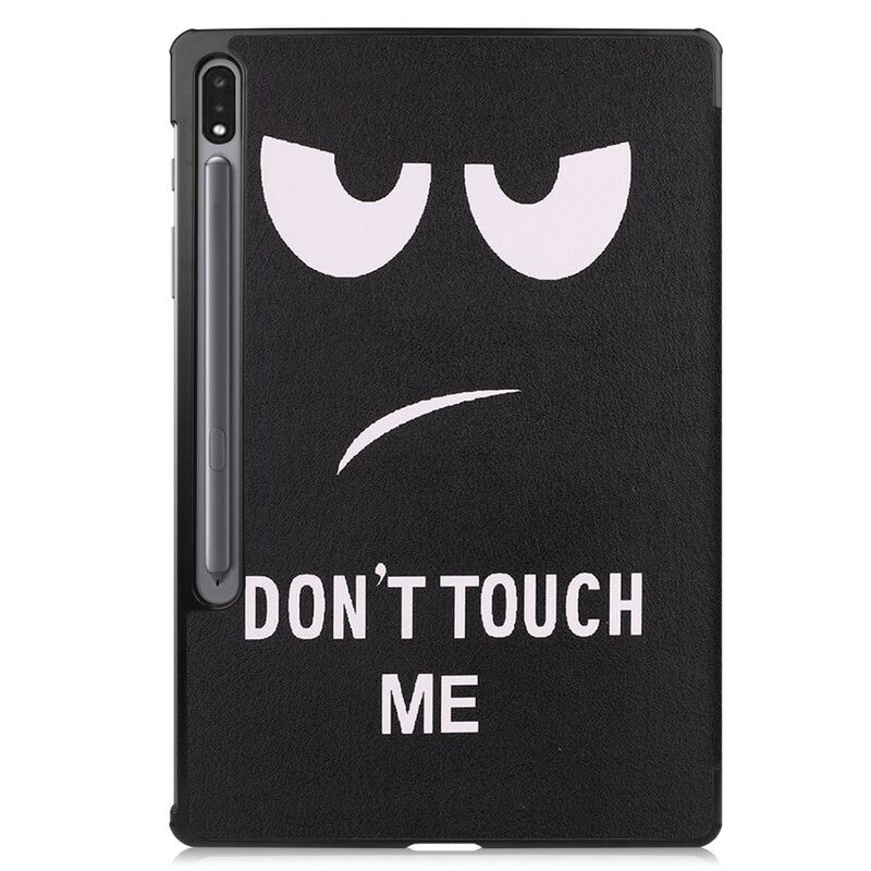 Smart Fodral Samsung Galaxy Tab S7 Fe Don't Touch Me Pennhållare