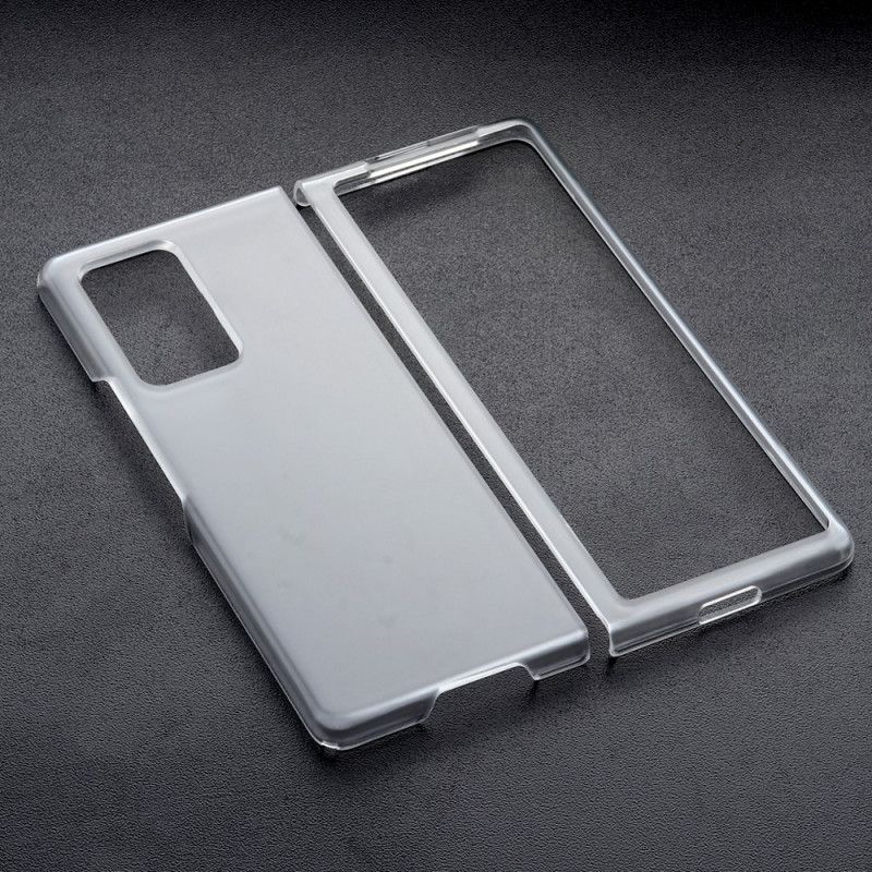 Skal för Samsung Galaxy Z Fold 2 Transparent Matt Plast