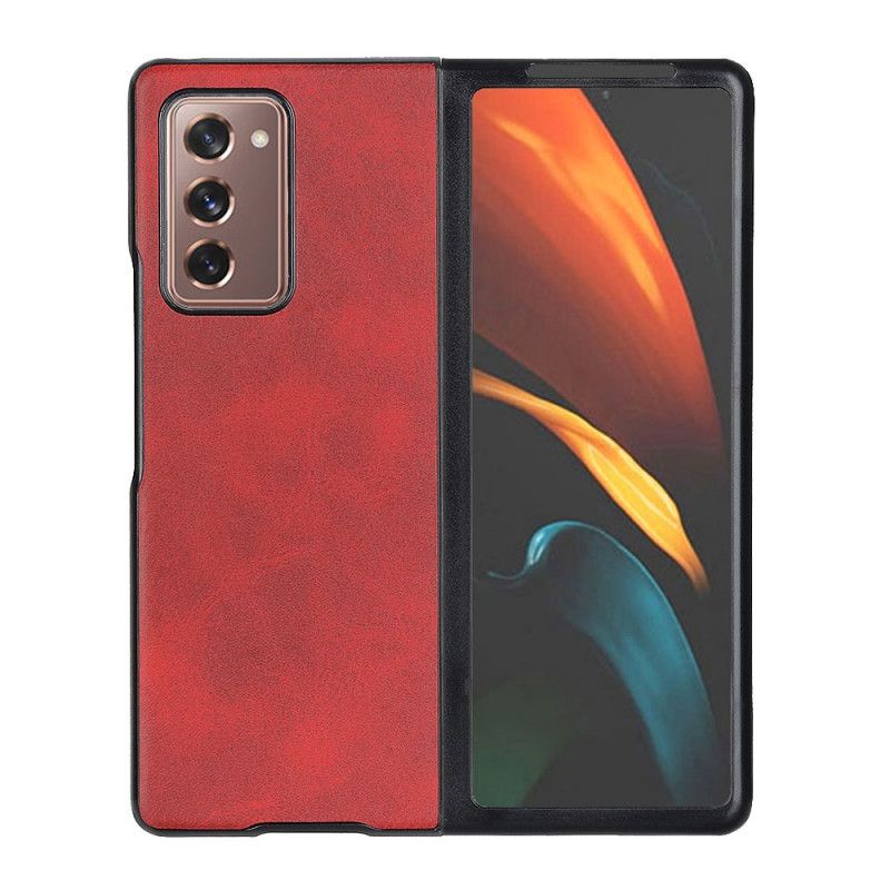 Skal Samsung Galaxy Z Fold 2 Svart Premium Konstläder