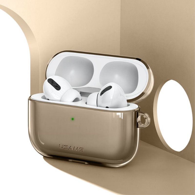 Skal AirPods Pro Brun Usams Flexibelt Silikon