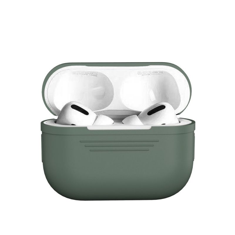 Skal AirPods Pro Svart Enkel Flexibel Silikon