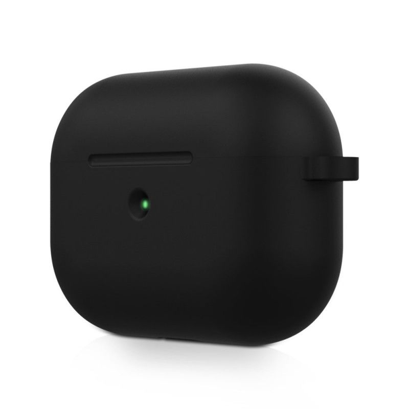 Skal AirPods Pro Svart Stötsäker Silikon Med Karbinhake