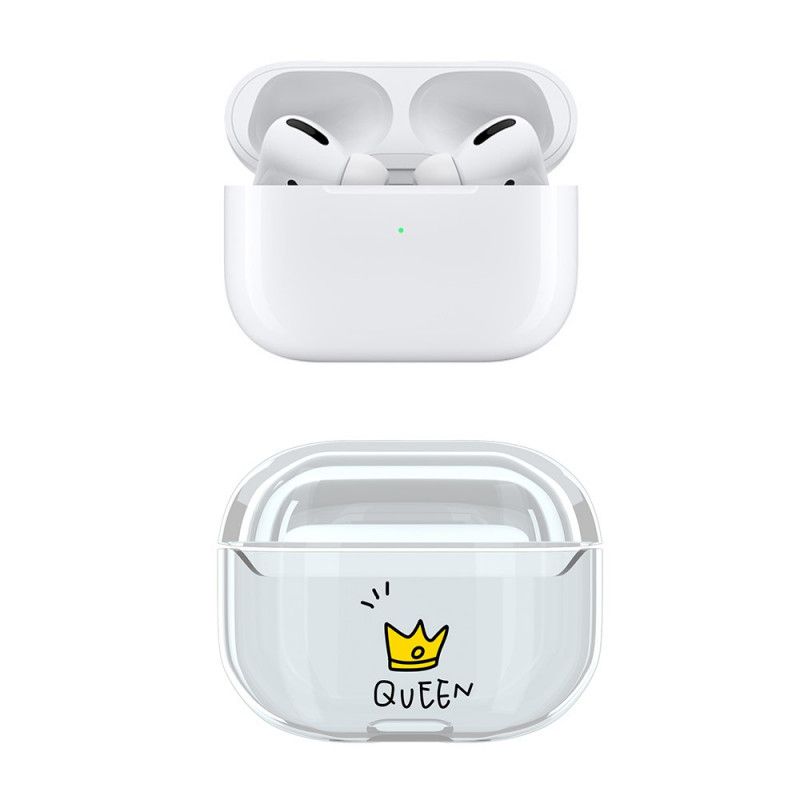 Skal AirPods Pro Vit Drottning Och Kung