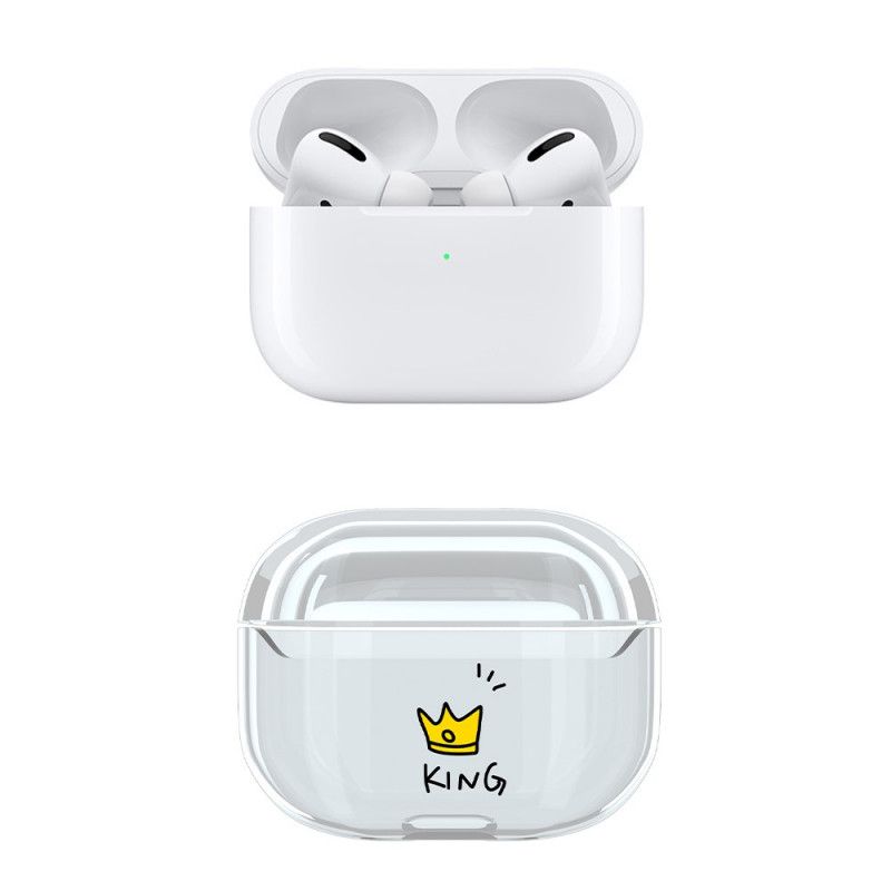 Skal AirPods Pro Vit Drottning Och Kung