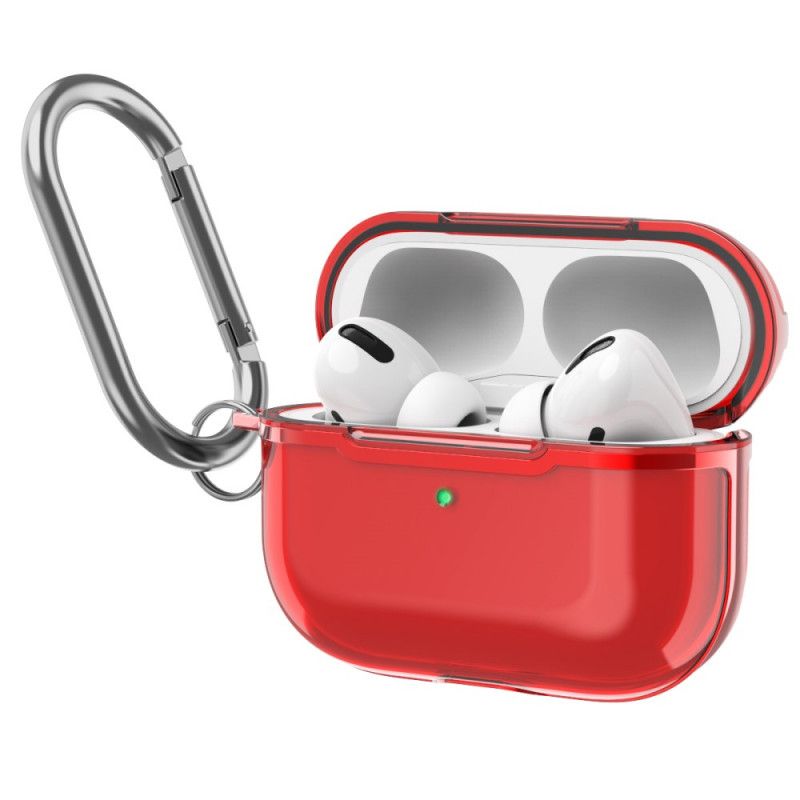 Skal för AirPods Pro Grå Metallisk Design Med Karbinhake