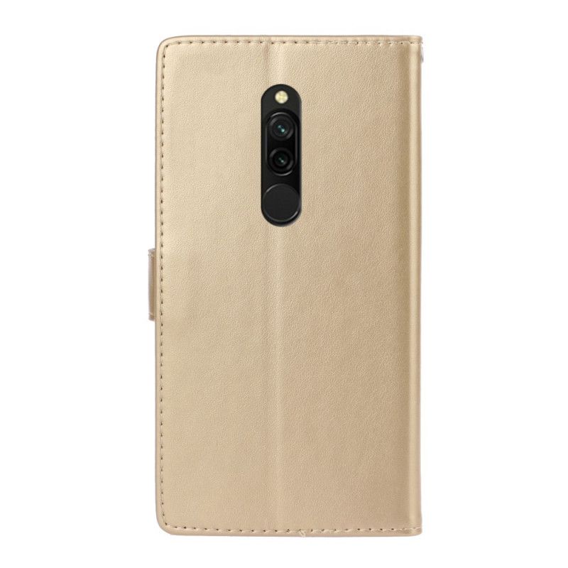 Fodral för Xiaomi Redmi 8 Gyllene Sommarblommor