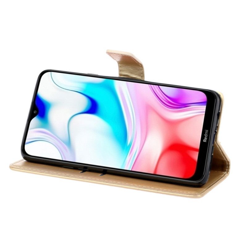 Fodral för Xiaomi Redmi 8 Gyllene Sommarblommor