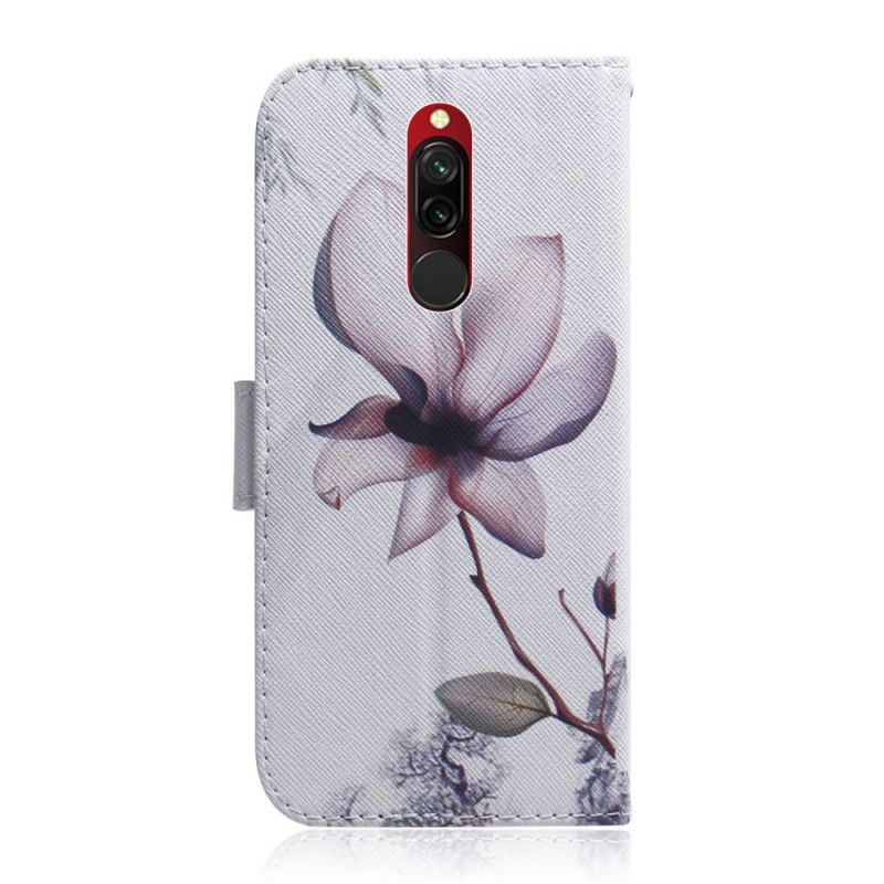 Fodral Xiaomi Redmi 8 Gammal Rosblomma