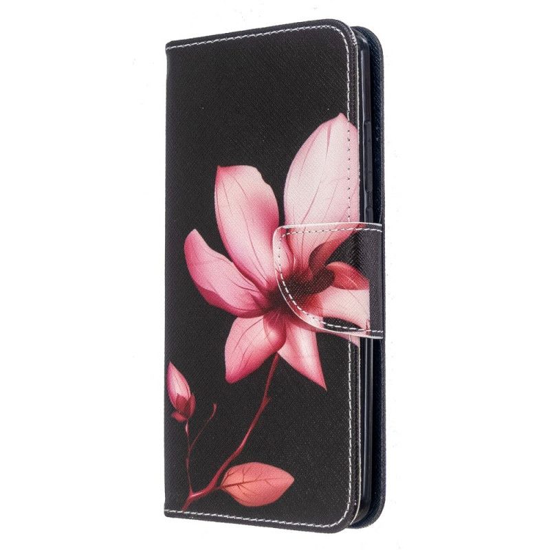 Läderfodral Xiaomi Redmi 8 Mobilskal Rosa Blomma