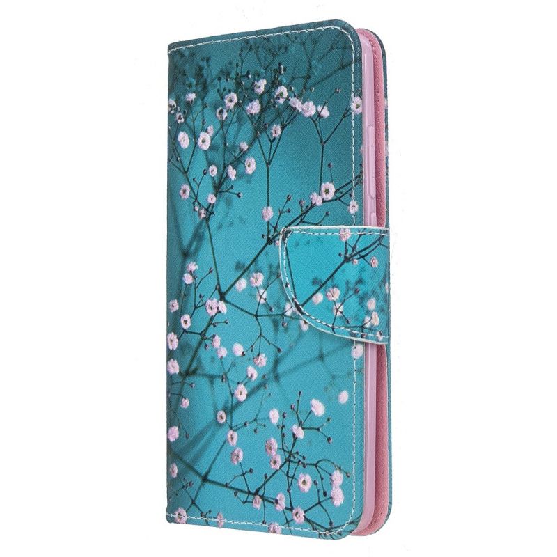 Läderskal Xiaomi Redmi 8 Blommande Träd