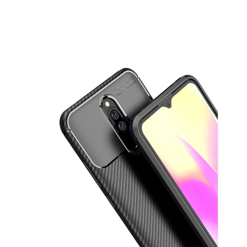 Skal för Xiaomi Redmi 8 Svart Flexibel Kolfiber