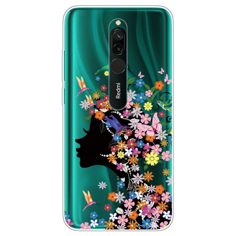 Skal Xiaomi Redmi 8 Mobilskal Vackert Blommhuvud