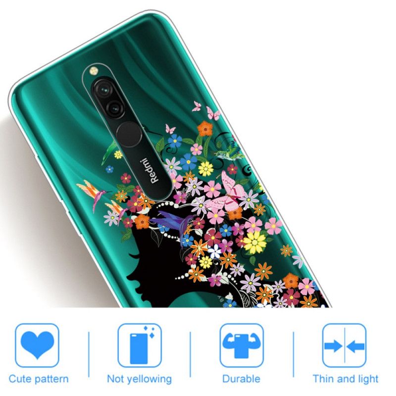 Skal Xiaomi Redmi 8 Mobilskal Vackert Blommhuvud