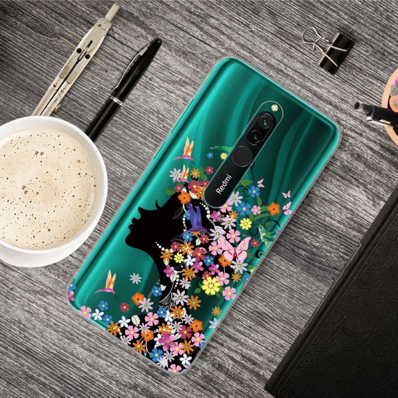 Skal Xiaomi Redmi 8 Mobilskal Vackert Blommhuvud