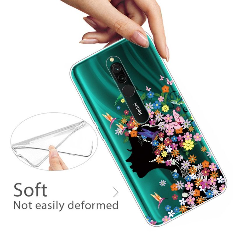 Skal Xiaomi Redmi 8 Mobilskal Vackert Blommhuvud