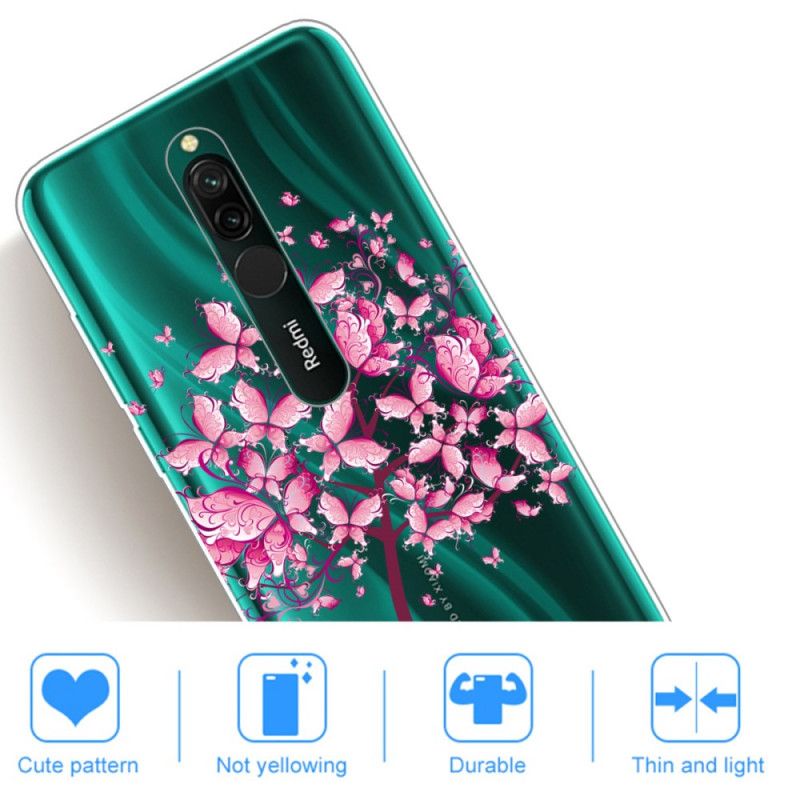 Skal Xiaomi Redmi 8 Rosa Trädtopp