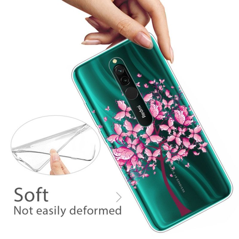 Skal Xiaomi Redmi 8 Rosa Trädtopp