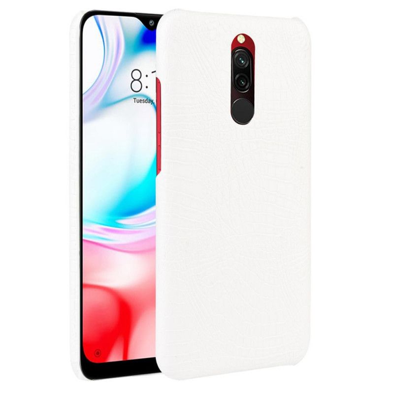 Skal Xiaomi Redmi 8 Svart Krokodilhudstil