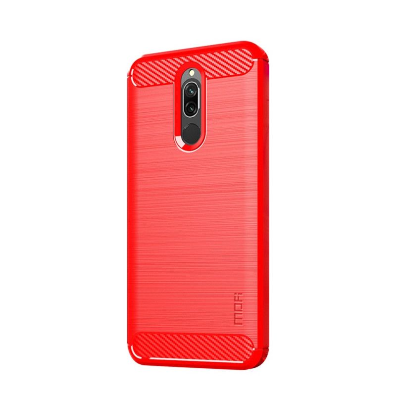 Skal Xiaomi Redmi 8 Svart Mofi Borstat Kolfiber