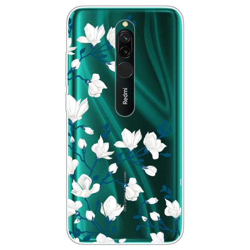 Skal Xiaomi Redmi 8 Vita Blommor