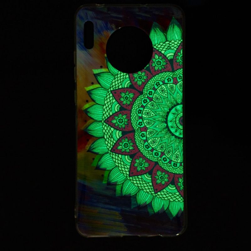 Skal Huawei Mate 30 Fluorescerande Mandalauggla